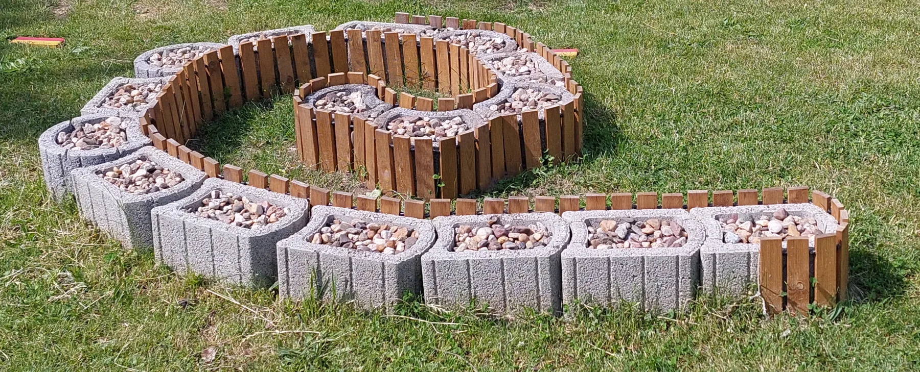 Die spiralförmige Schnecken-Konstruktion der Bahn 4