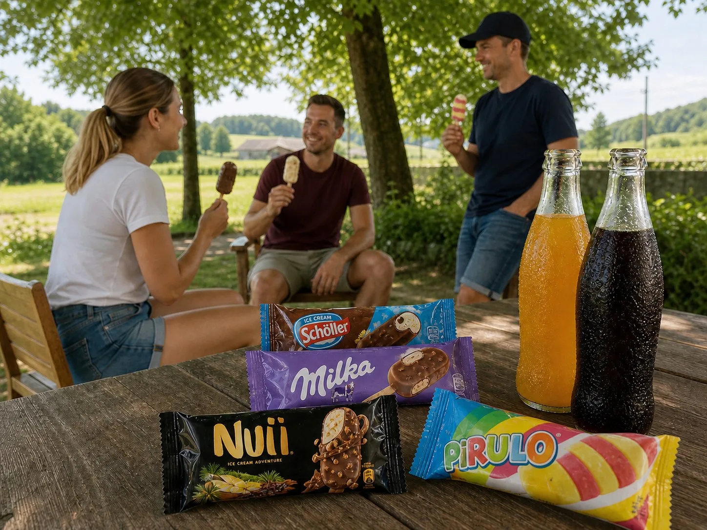 Stieleis und kühle Getränke am FuMinGo-Kiosk